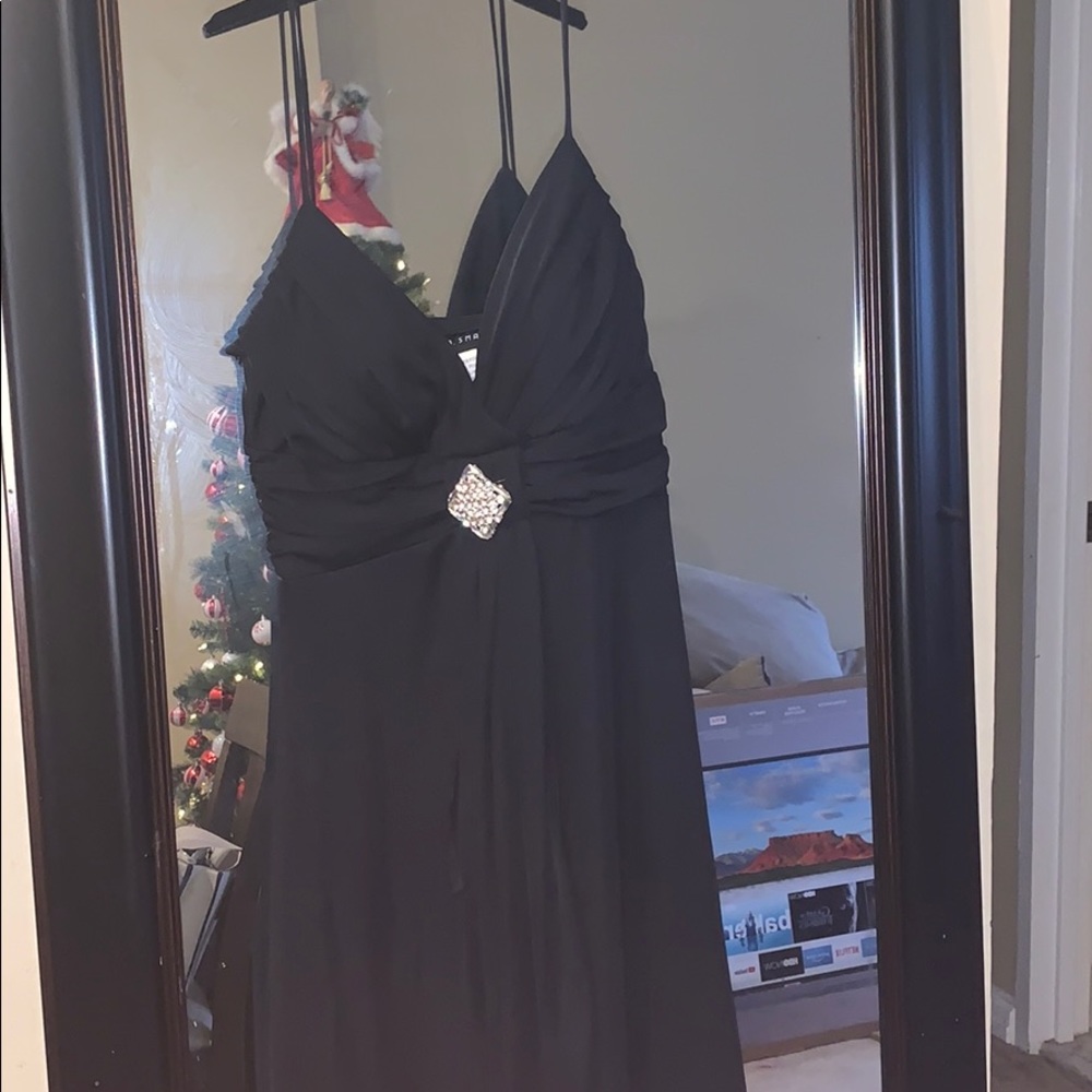 Black long dress